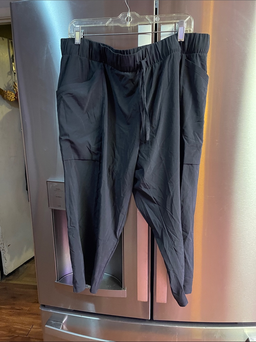 all in motion Black Men's Relaxed Drawstring Joggers